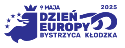 Dzień Europy 2025  logotyp tytułu Bystrzyca Kłodzka blue.png